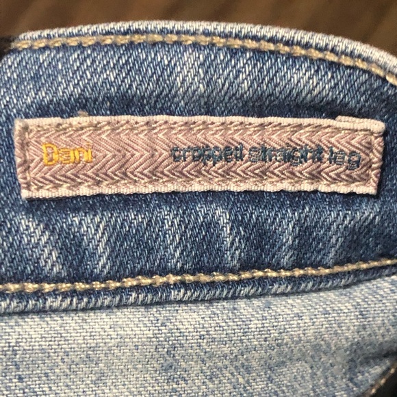 Citizens of Humanity Dani Cropped Straight Leg Jeans Women's 29 Cuffed Relaxed - Picture 3 of 7